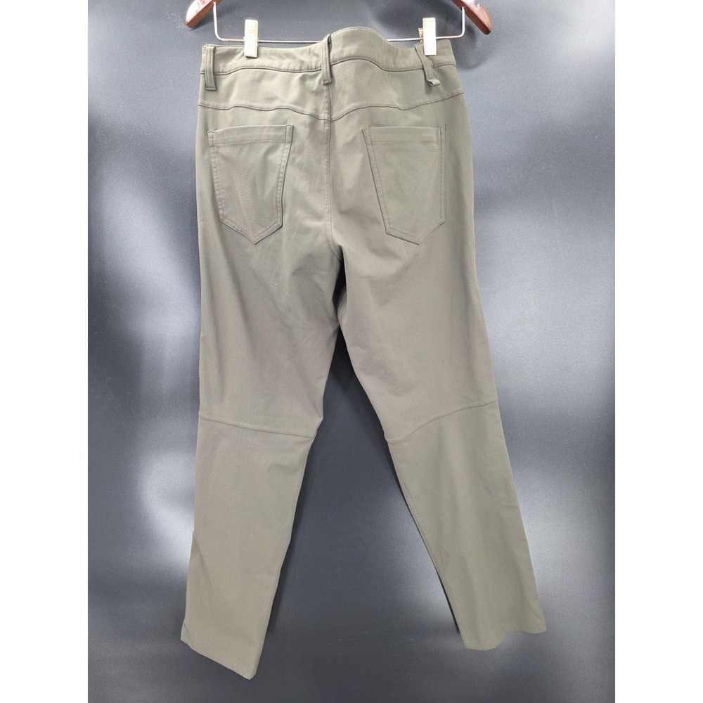 X2 Lululemon ABC Slim & Commission Classic Pants Men's Sz 32 Olive Green/ Khaki - Picture 3 of 16